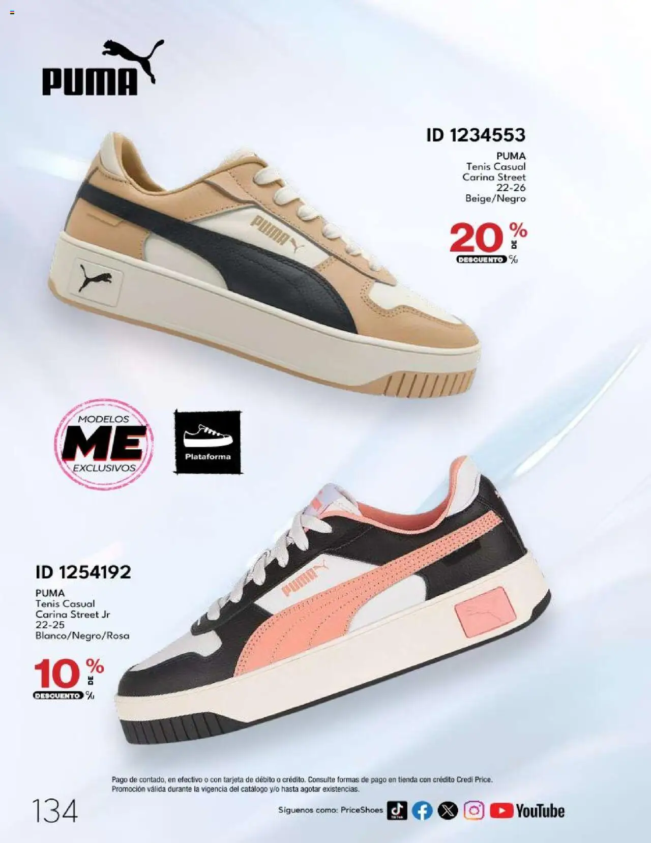 Nuevas ofertas de Price Shoes válidas en toda la República Mexicana desde el 14.10.2025. ¡Encuentra las mejores ofertas en Price Shoes - Catálogo - 10 Pagos sin Intereses! | Página: 134 | Productos: Tenis