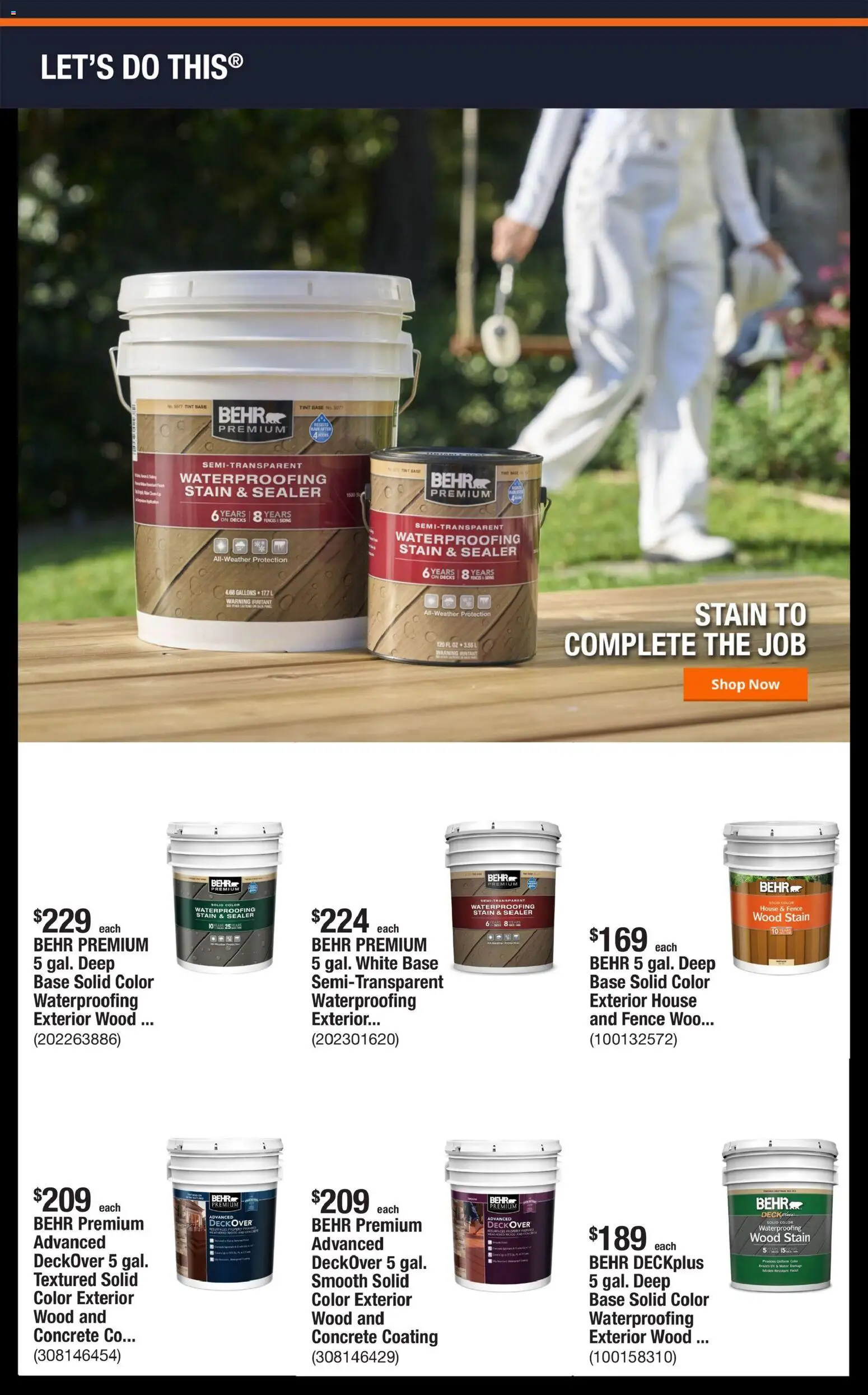 Home Depot Shop Pro Ad - valid from 27.04.2026 | Page: 3 | Products: Water