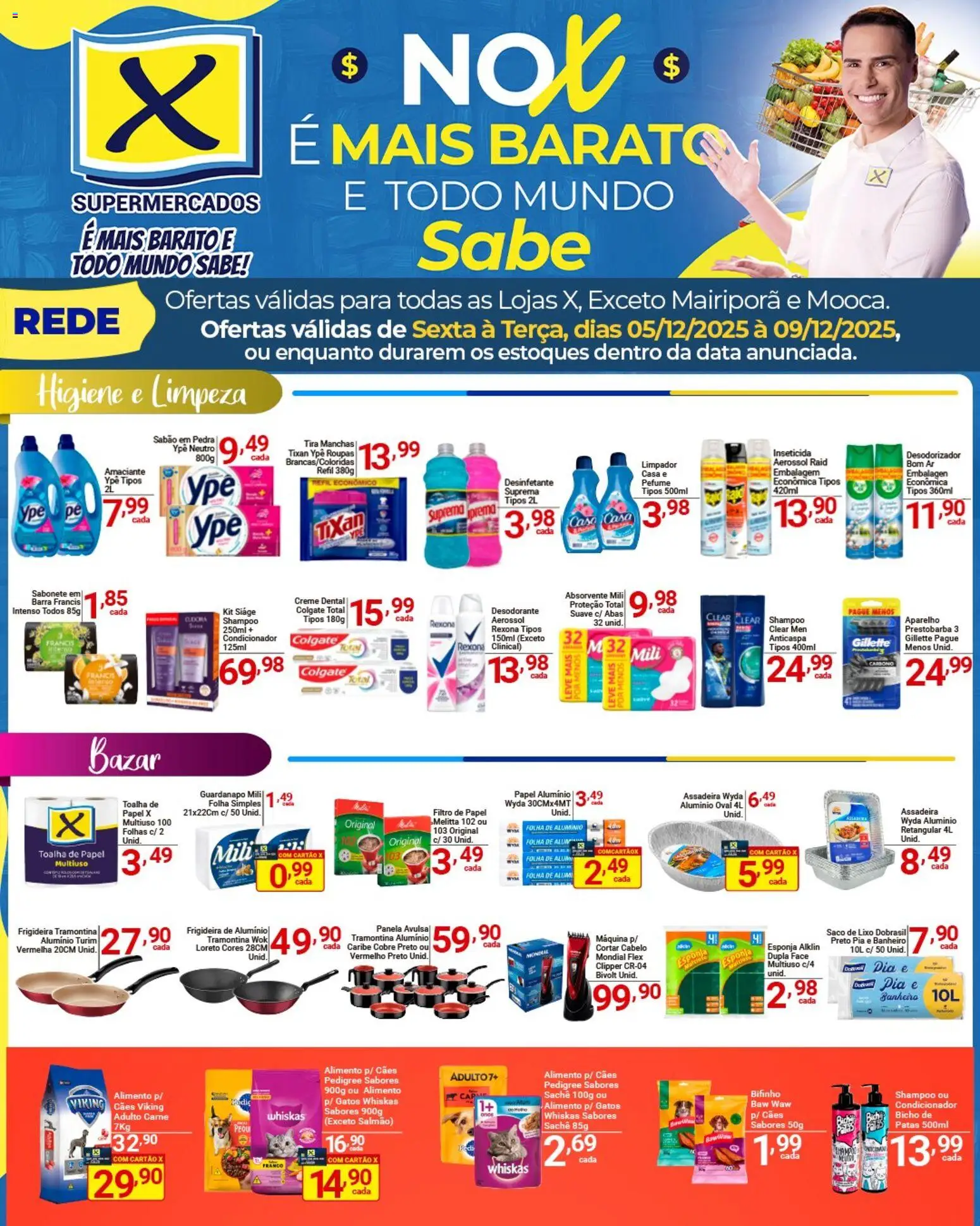 X Supermercados Folheto - válido de 05.12.2025 | Página: 4 | Produtos: Desodorante, Panela, Assadeira, Inseticida