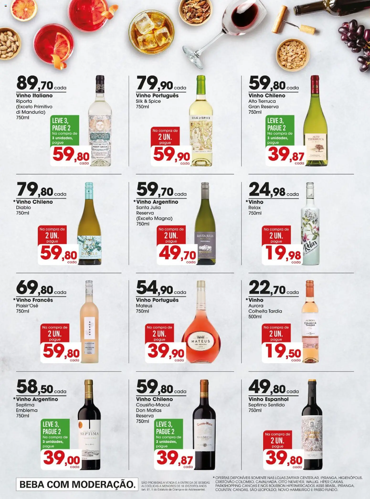 Zaffari Folheto - válido de 02.12.2025 | Página: 16 | Produtos: Vinho, Bourbon