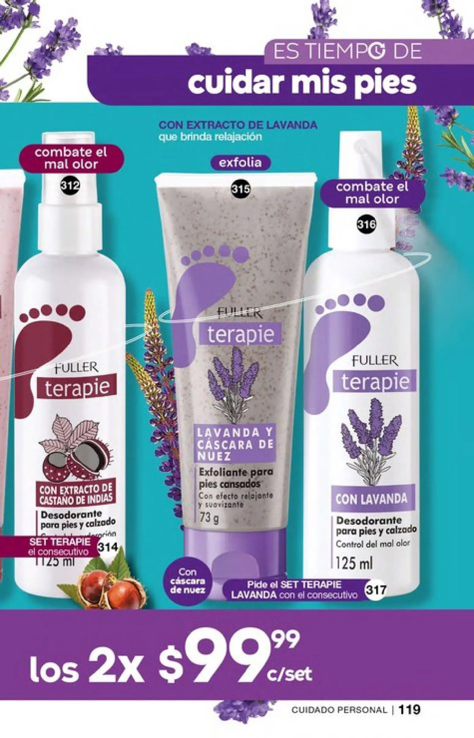 Nuevas ofertas de Fuller válidas en toda la República Mexicana desde el 04.03.2026. ¡Encuentra las mejores ofertas en Fuller campaña 24 2026! | Página: 119 | Productos: Desodorante, Nuez, Suavizante