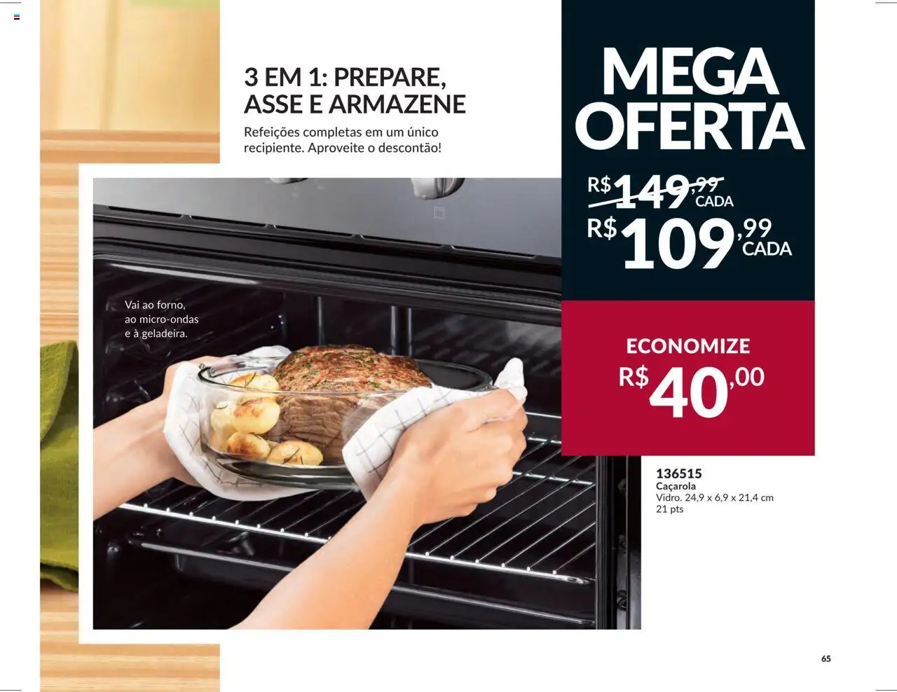 Avon Folheto - válido de 16.06.2025 | Página: 65 | Produtos: Caçarola, Microondas