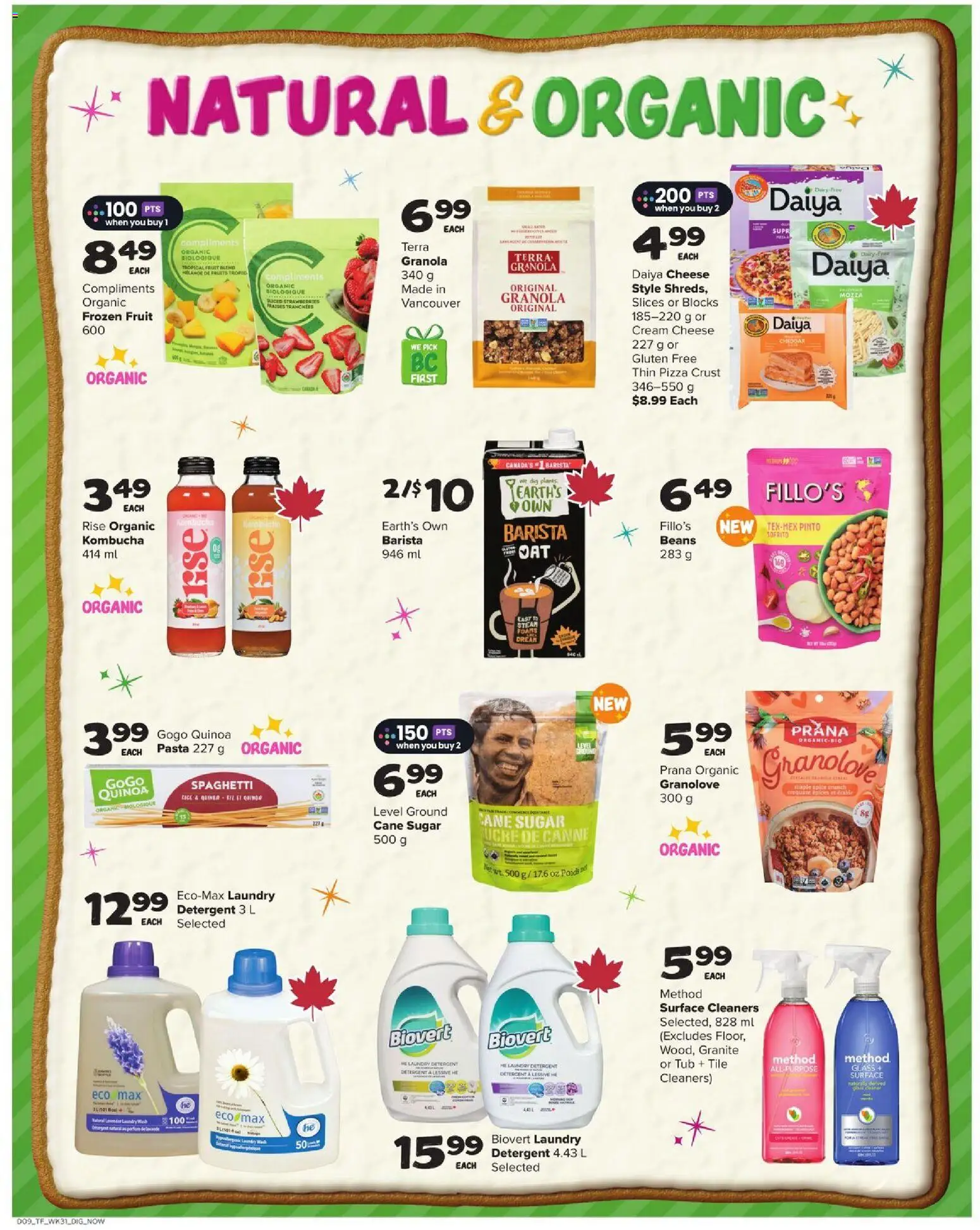 Thrifty Foods flyer valid from 27.11.2025 | Page: 16 | Products: Pasta, Cream, Cheese, Pizza