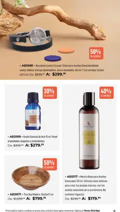 Nuevas ofertas de Home Interiors válidas en toda la República Mexicana desde el 31.05.2025. ¡Encuentra las mejores ofertas en Home Interiors catálogo Especial para Papá! | Página: 85 | Productos: Aceite, Brazalete