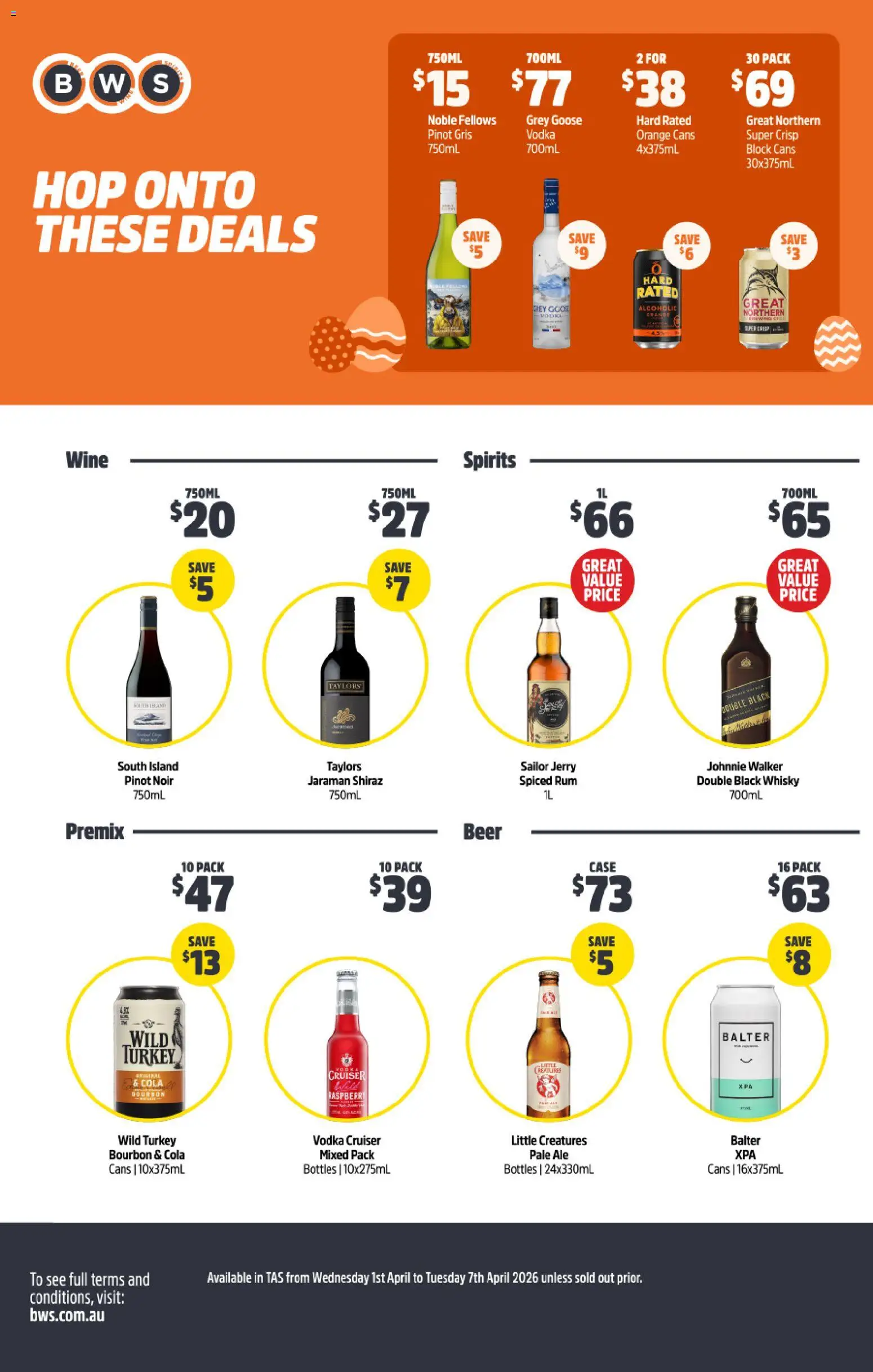 Woolworths catalogue - valid from 01.04.2026 | Page: 53 | Products: Wine, Bourbon, Rum, Turkey