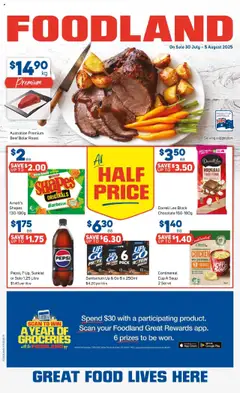 Preview of Foodland  Catalogue  - valid from 30.07.2025