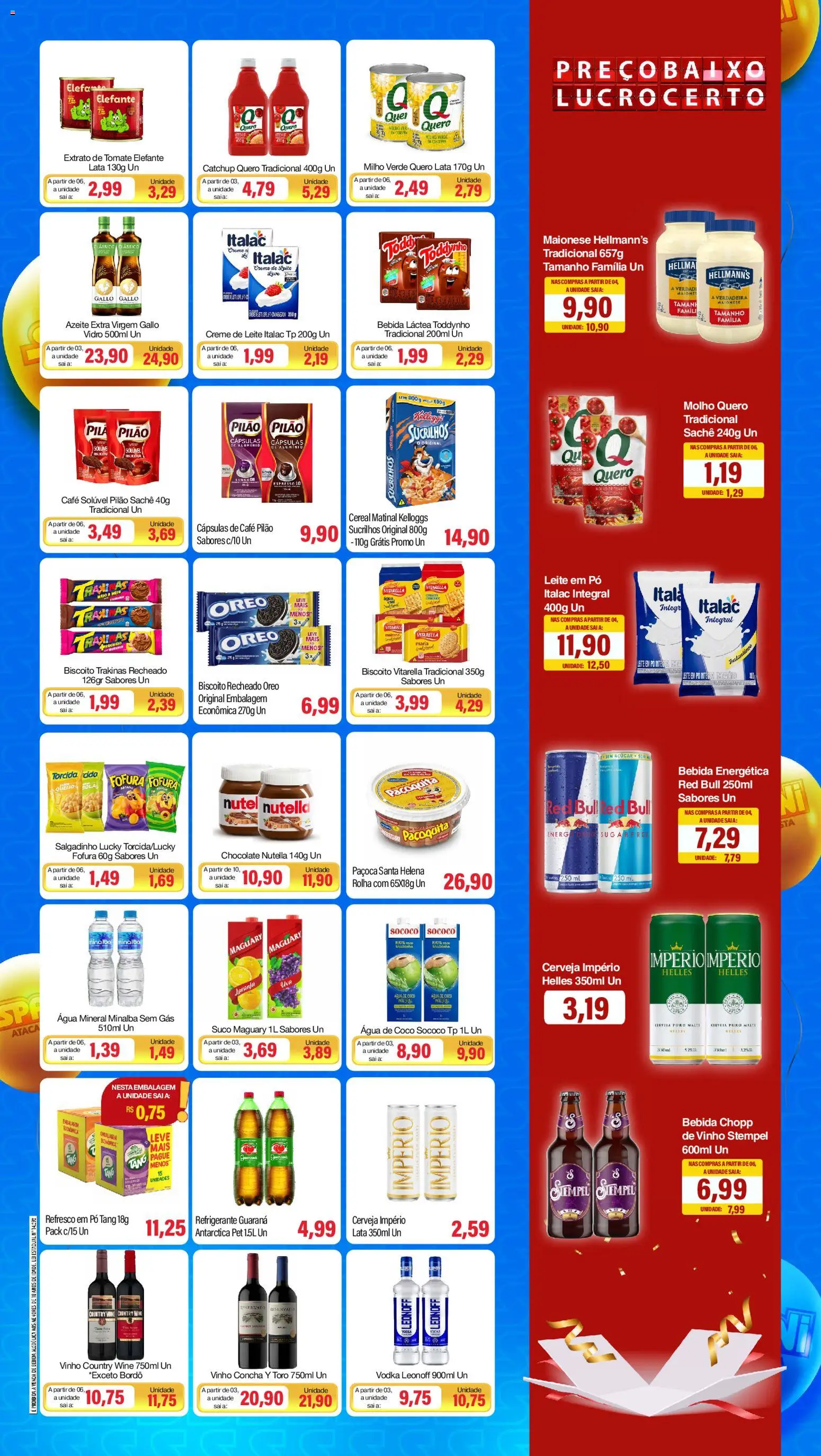 Spani Atacadista Folheto - válido de 07.04.2026 | Página: 3 | Produtos: Biscoito, Guaraná, Água mineral, Café solúvel