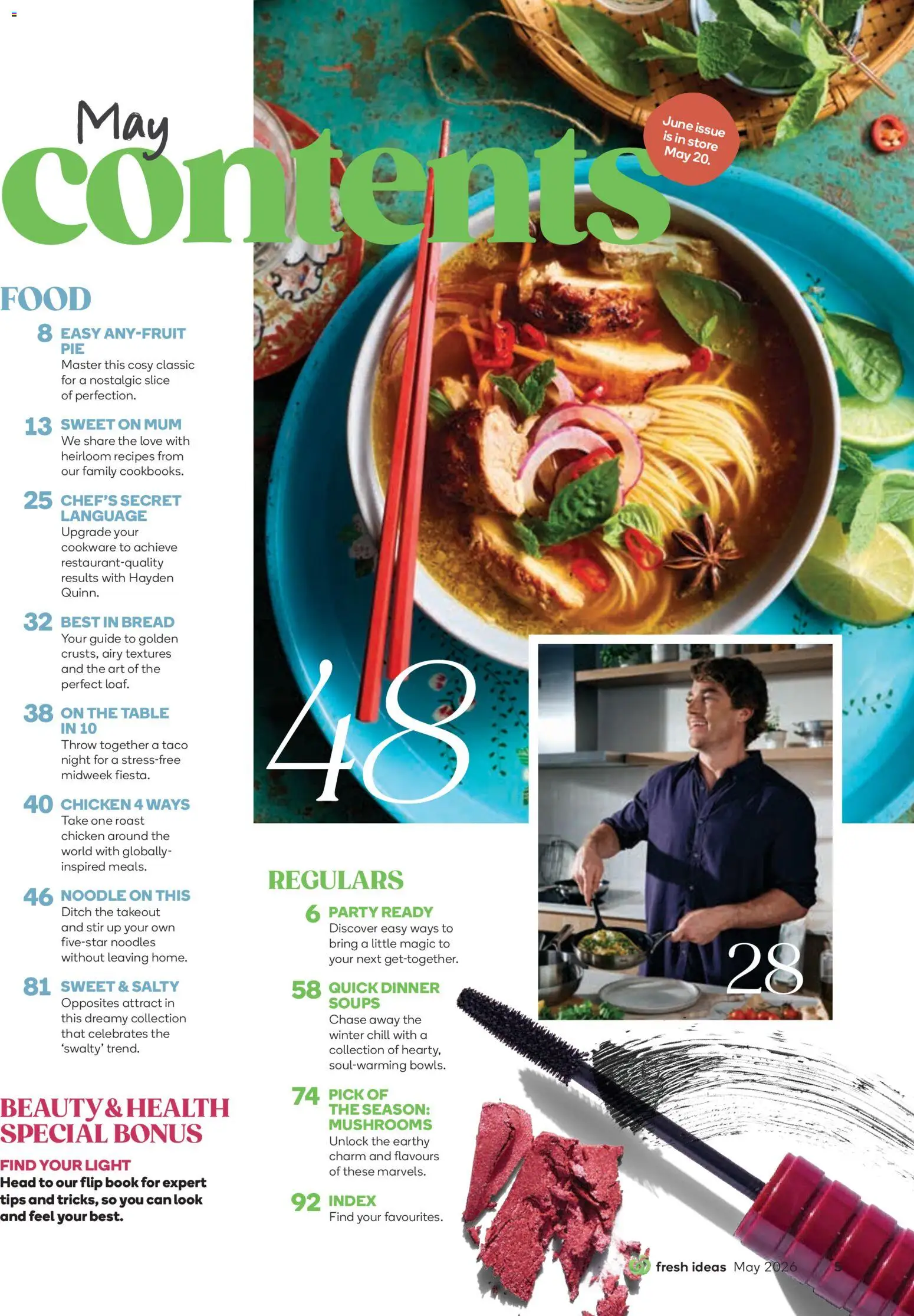 Woolworths catalogue - valid from 01.05.2026 | Page: 5 | Products: Light, Chicken, Mushrooms, Noodles