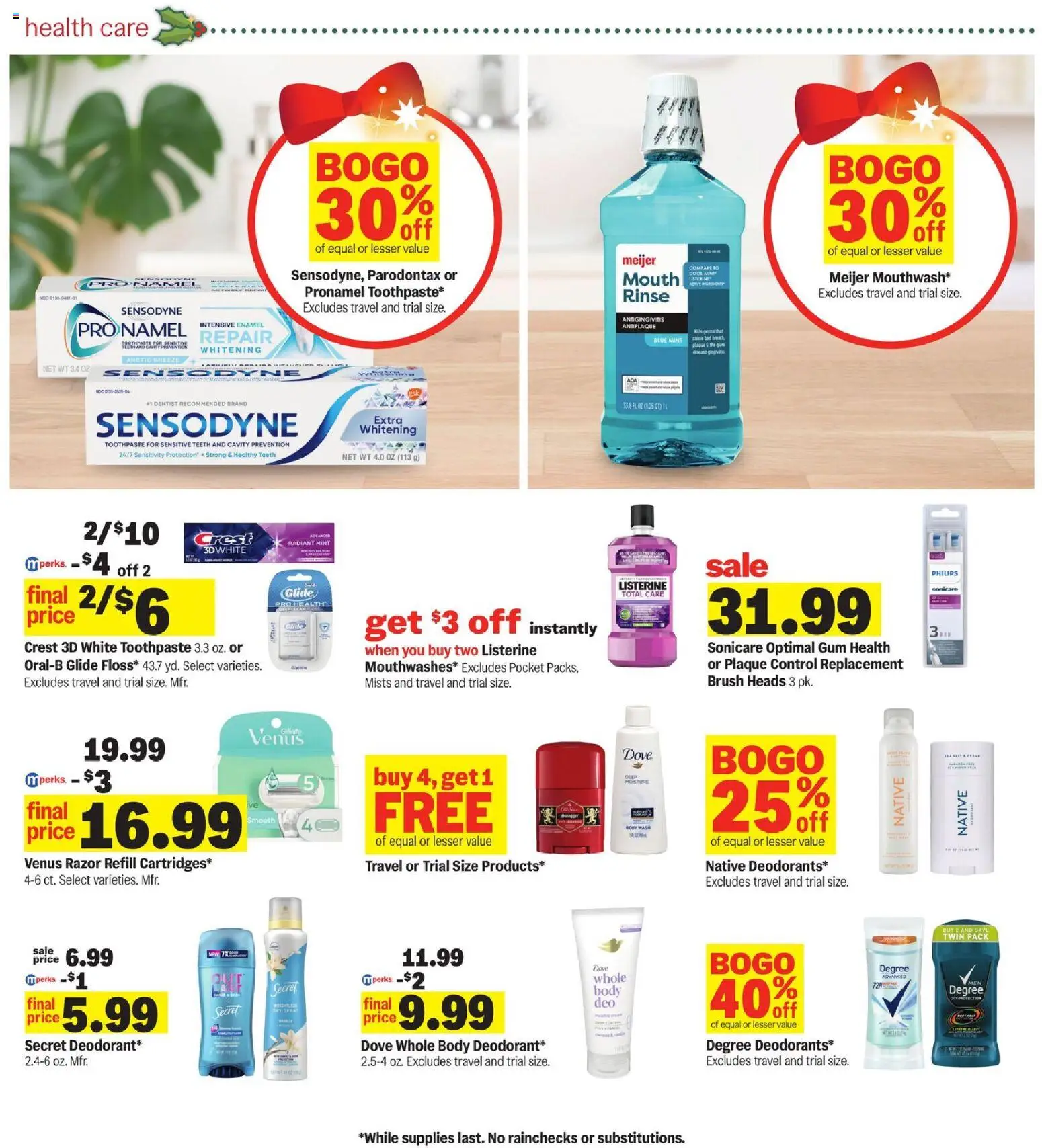 Meijer Weekly Ad - MI - valid from 12.11.2025 | Page: 31 | Products: Brush, Toothpaste, Body Wash