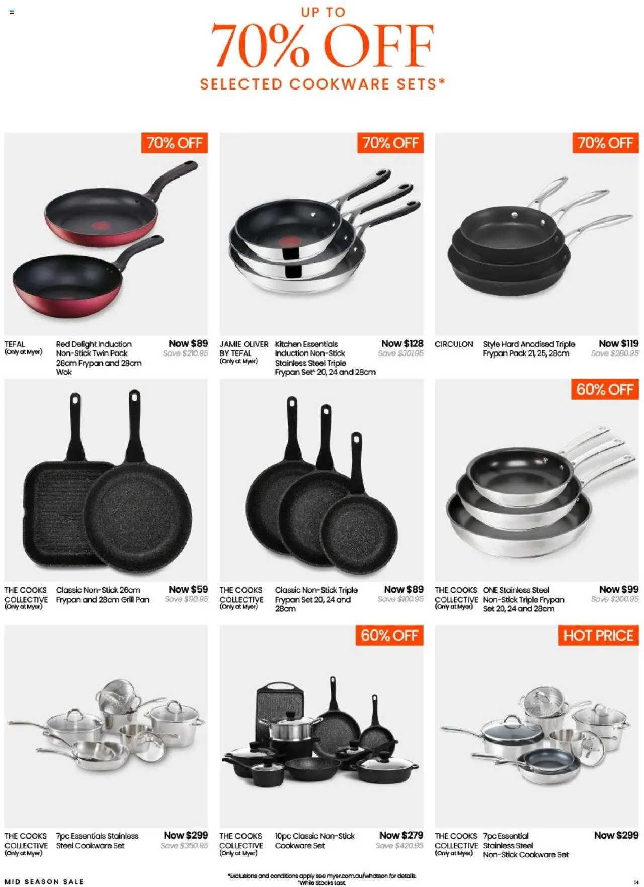 Myer catalogue - valid from 10.09.2025 | Page: 14 | Products: Cookware, Grill