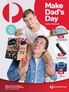 Preview of Australia Post - Make Dad's Day - valid from 30.07.2025