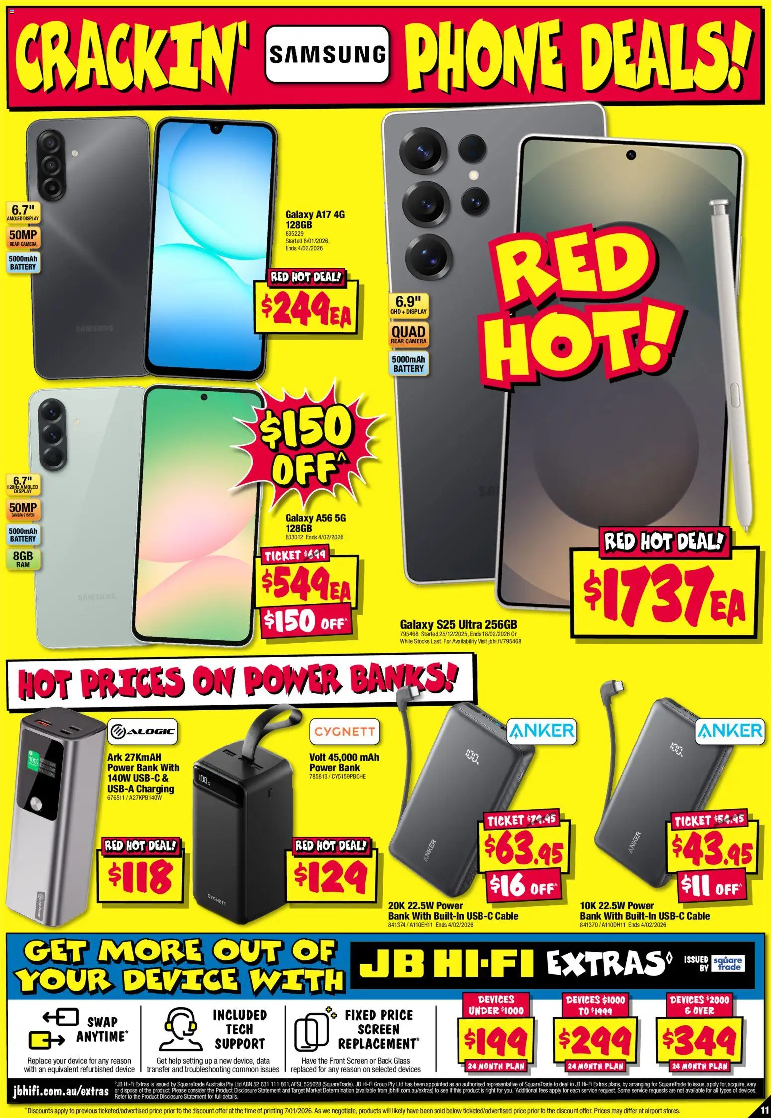 JB Hi-Fi catalogue - valid from 15.01.2026 | Page: 11 | Products: Phone, Device, Cable, Screen
