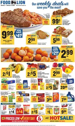 Preview of Food Lion weekly ads valid from 07.01.2026