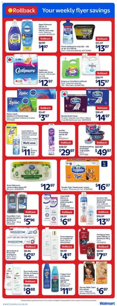 Walmart flyer valid from 31.07.2025 | Page: 7 | Products: Conditioner, Body wash, Antiperspirant, Toothpaste
