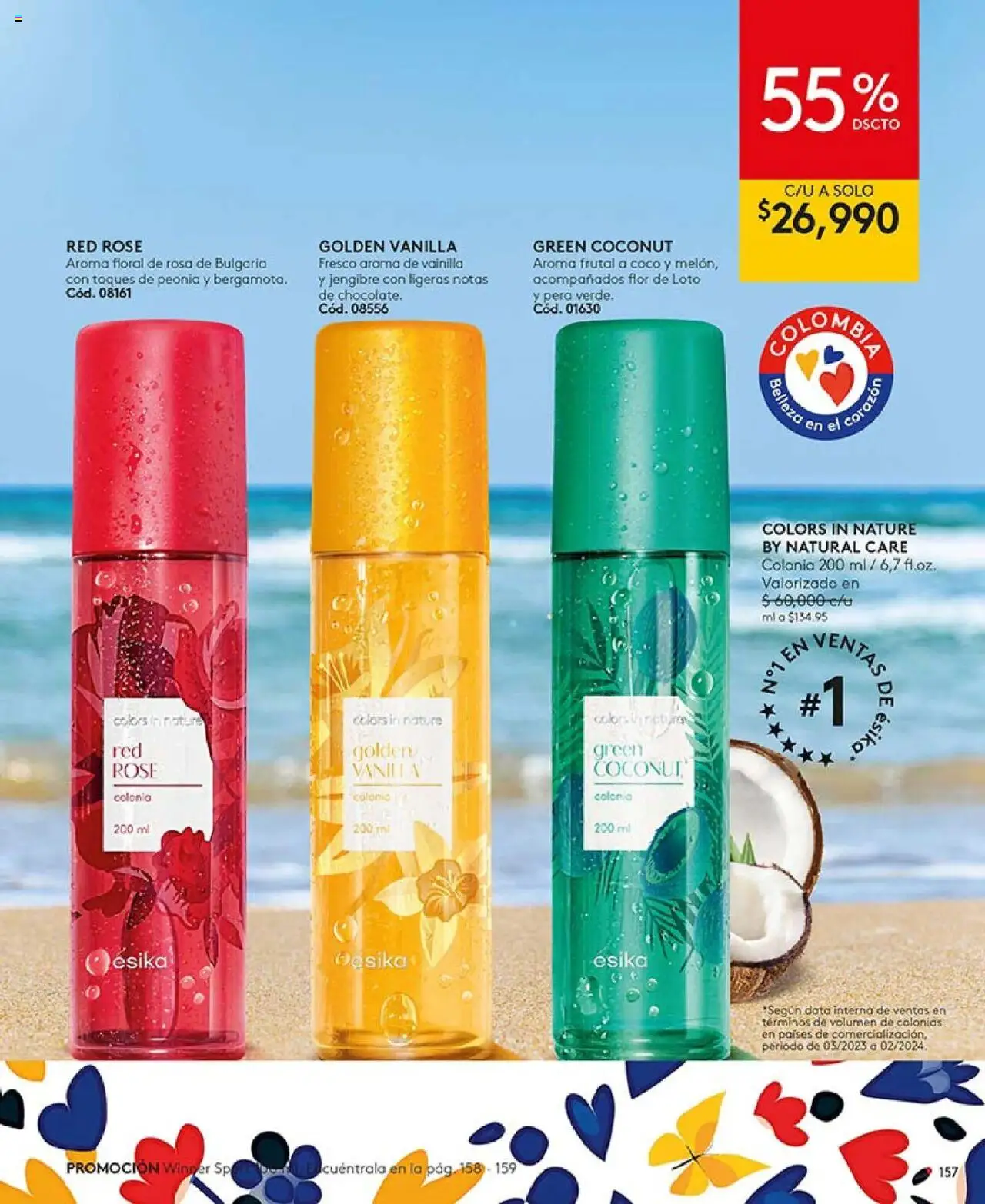 Ésika revista - valida desde el 16.06.2025 | Página: 157 | Productos: Coco, Pera