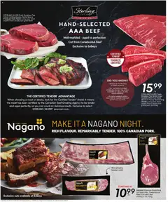 Preview of Sobeys weekly flyer / circulaire from shop Sobeys valid from 29.01.2026 | Page: 16 | Products: Beef, Cap, Oven, Pork