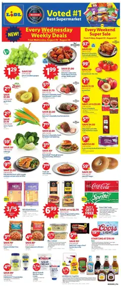 Preview of Lidl weekly ads valid from 20.08.2025