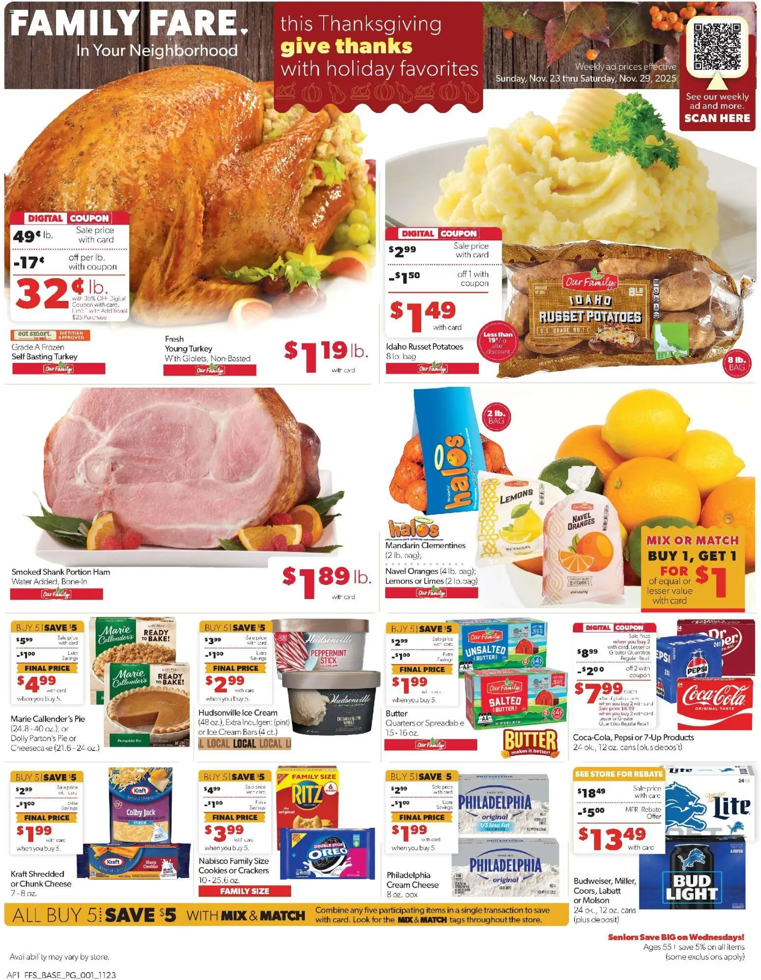 Family Fare Weekly Ad - NE - valid from 23.11.2025 | Page: 1