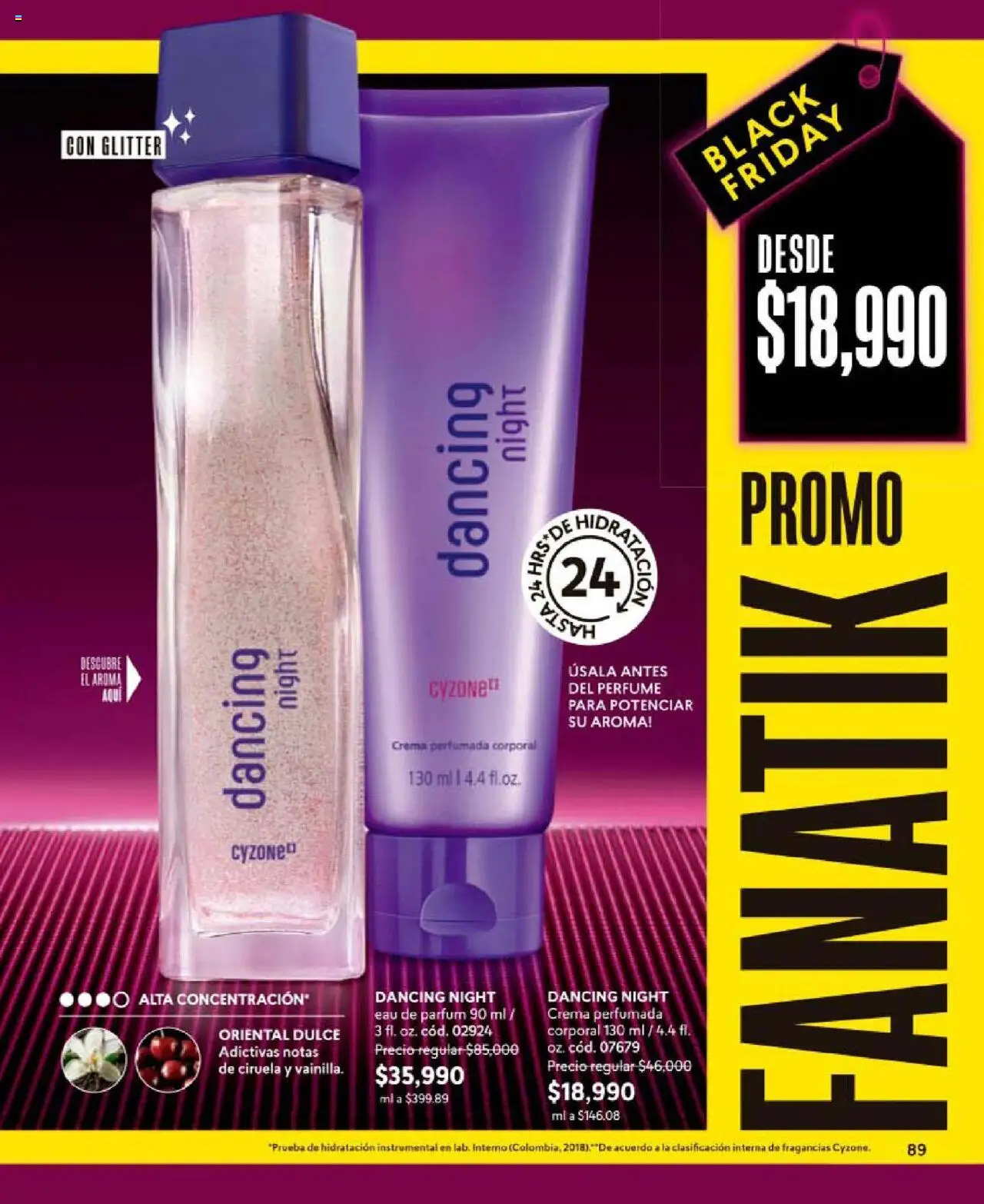 CyZone revista - valida desde el 24.09.2025 | Página: 91 | Productos: Crema, Glitter, Perfume