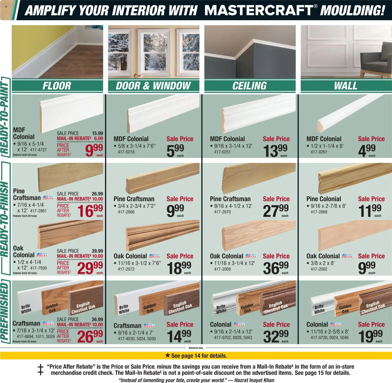 Menards Ad - valid from 11.01.2026 | Page: 5 | Products: Peach