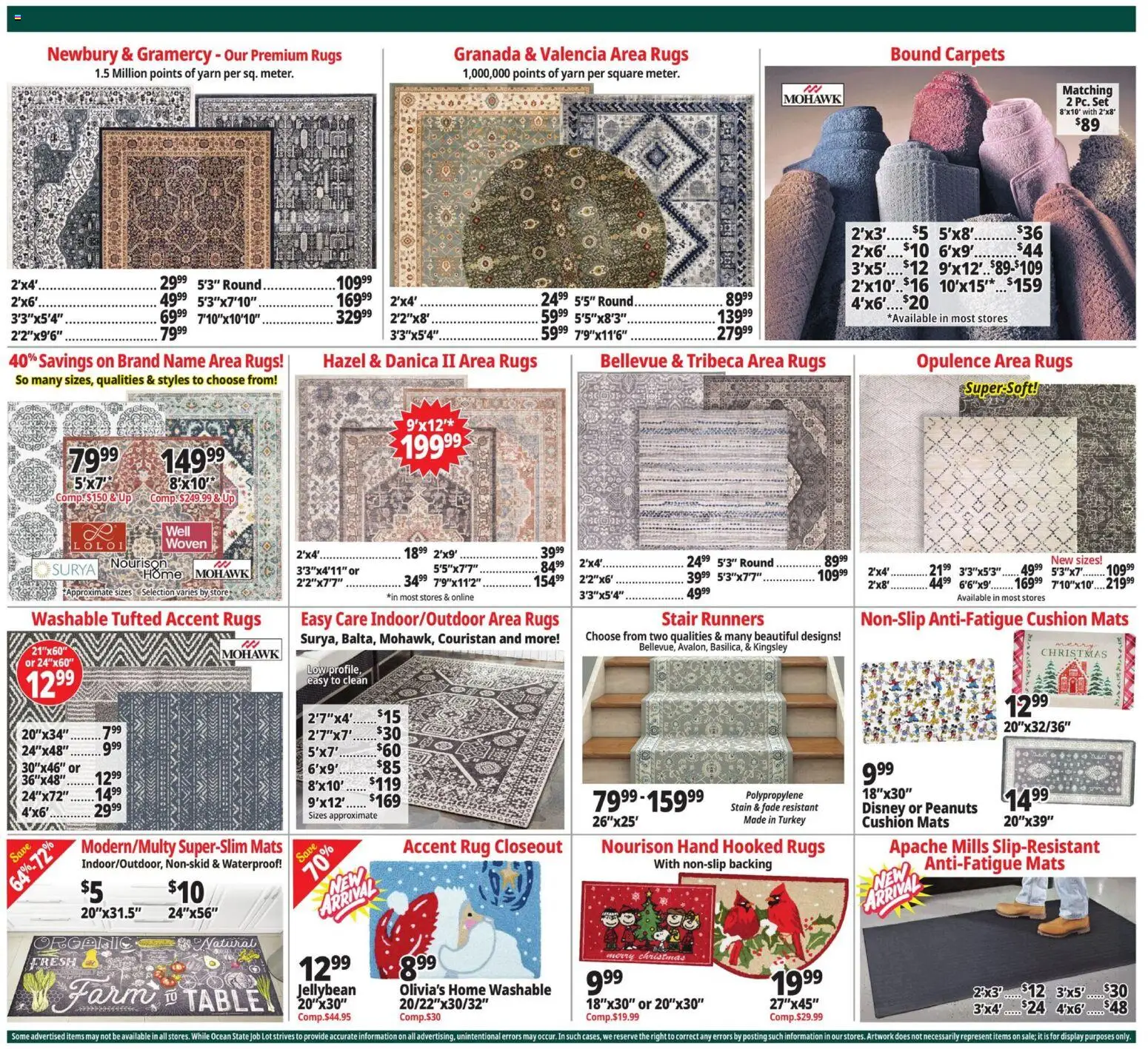 Ocean State Job Lot Weekly Ad - MA - valid from 27.11.2025 | Page: 14 | Products: Table, Yarn, Cushion