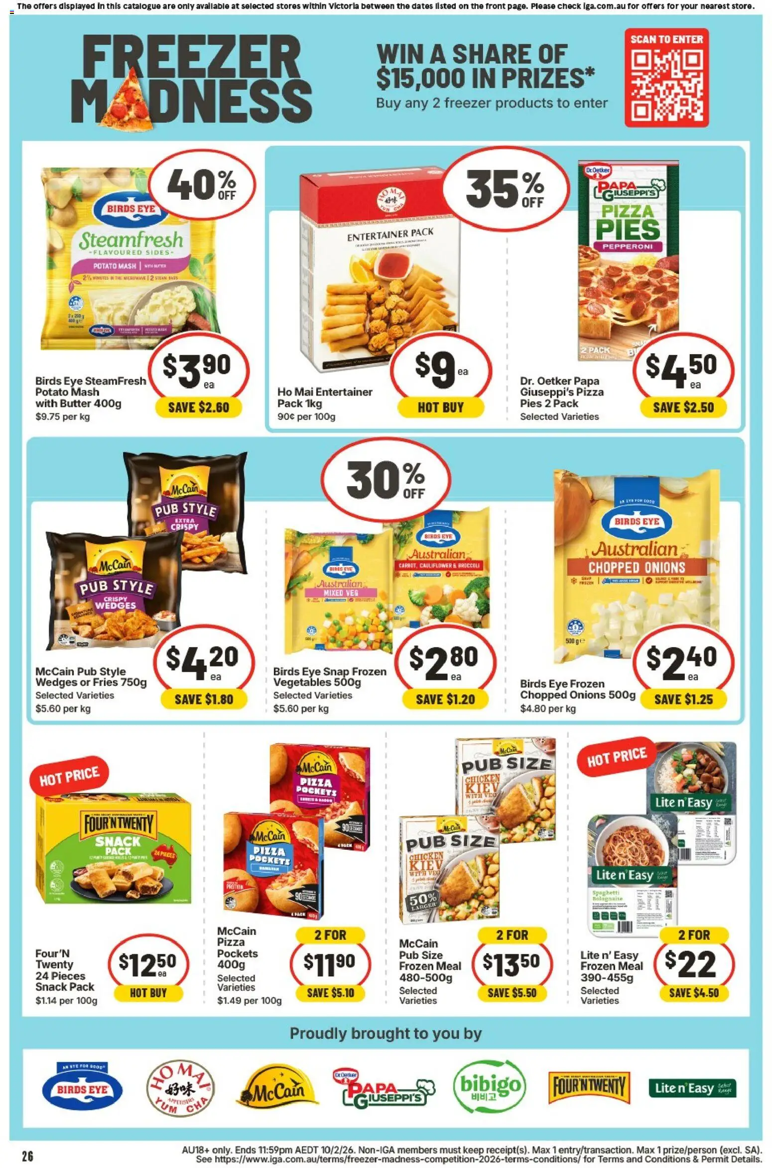 IGA catalogue - valid from 14.01.2026 | Page: 27 | Products: Onions, Vegetables, Cauliflower, Pies