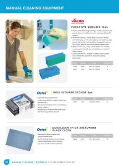 Preview of Clark Rubber Catalogue  - valid from 05.05.2025 | Page: 14 | Products: Cloth, Ergonomic, Detergent, Sponge