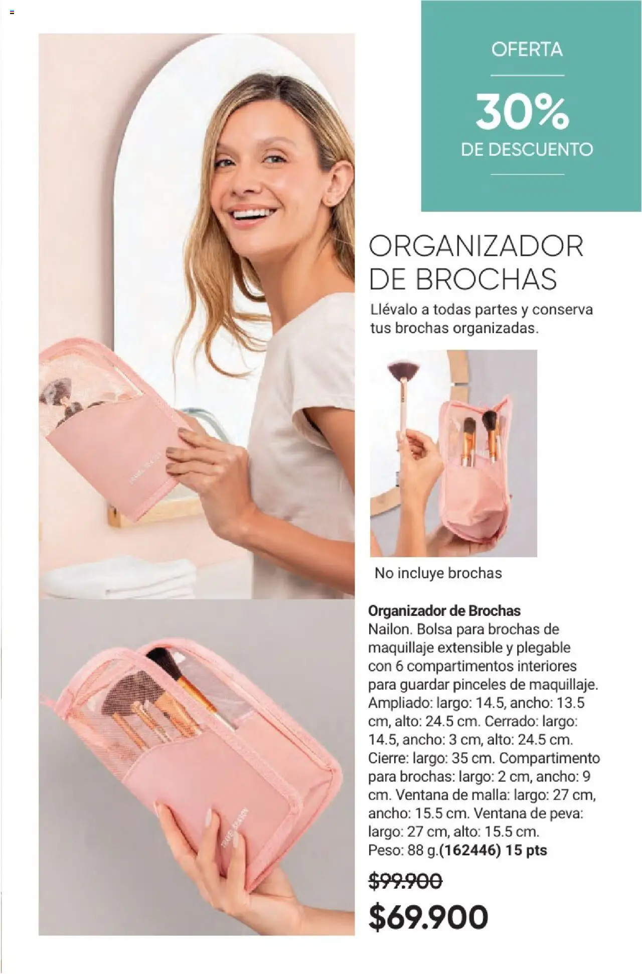 Avon revista - valida desde el 18.06.2025 | Página: 72 | Productos: Bolsa, Peso, Maquillaje, Organizador