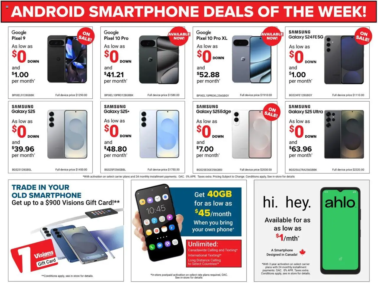Visions flyer valid from 03.10.2025 | Page: 3 | Products: Phone, Smartphone