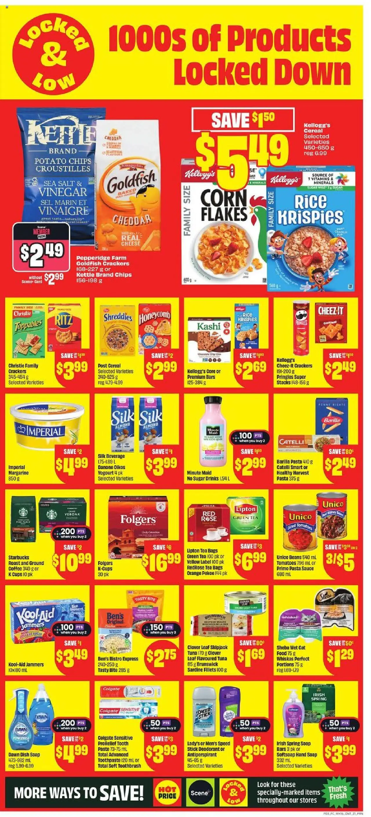 FreshCo flyer valid from 14.08.2025 | Page: 5 | Products: Tea, Chips, Toothpaste, Coffee