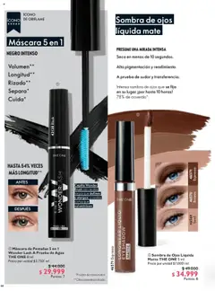 Oriflame revista - valida desde el 12.07.2025 | Página: 44 | Productos: Agua, Cepillo, Máscara, Sombra