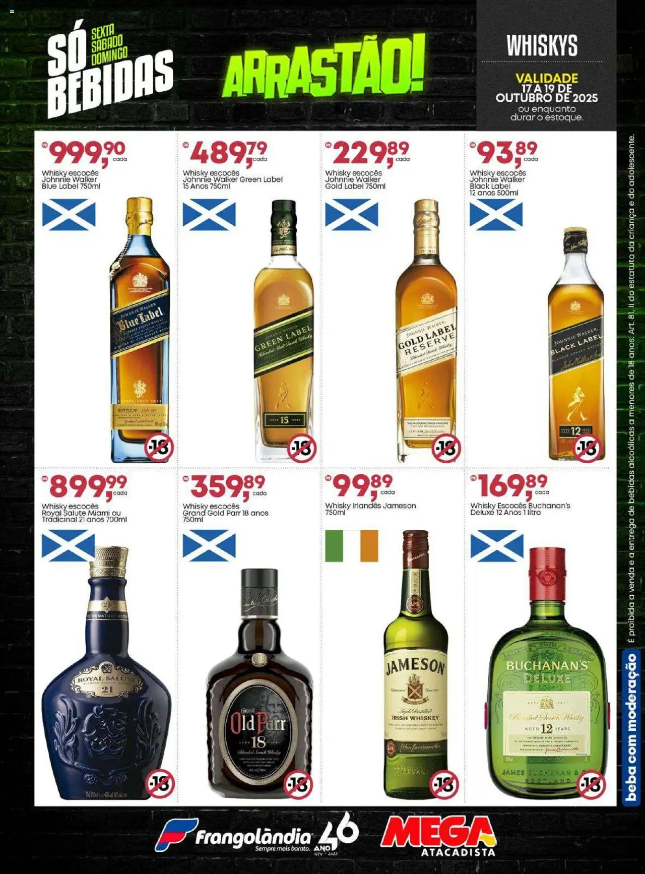Frangolândia Folheto - válido de 17.10.2025 | Página: 6 | Produtos: Whisky