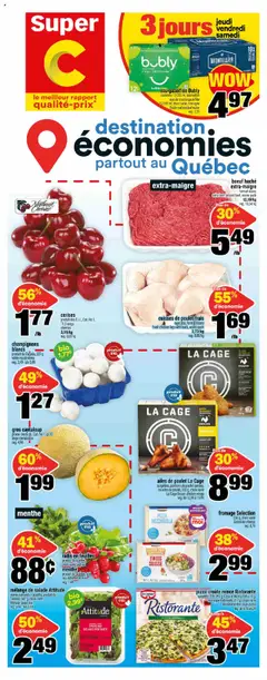 Preview of Super C weekly flyer / circulaire from shop Super C valid from 17.07.2025