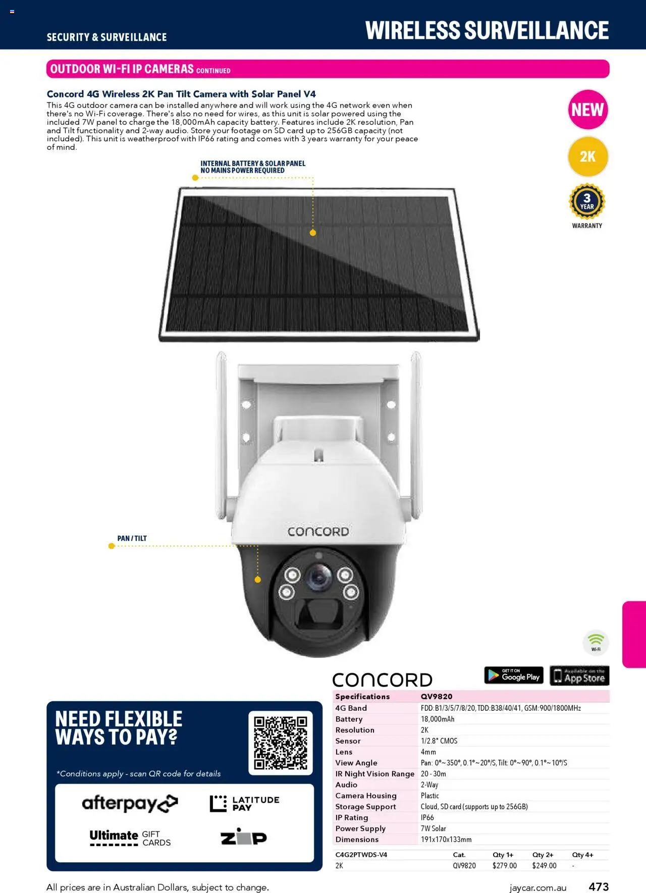 Jaycar catalogue - valid from 09.07.2025 | Page: 473 | Products: Battery, Camera, Audio