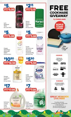 Preview of Foodland catalogue  - valid from 01.04.2026 | Page: 9 | Products: Conditioner, Deodorant, Toothpaste, Tablets