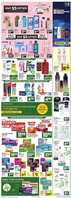 Preview of Shaw's weekly ads valid from 03.04.2026 | Page: 5 | Products: Soap, Deodorant, Antiperspirant, Bar Soap