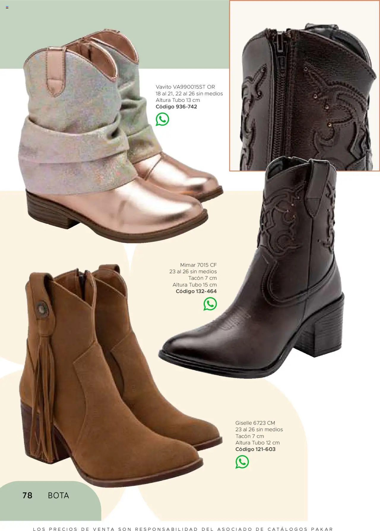 Nuevas ofertas de SC Pakar válidas en toda la República Mexicana desde el 24.07.2025. ¡Encuentra las mejores ofertas en SC Pakar - Catálogo Bota! | Página: 78