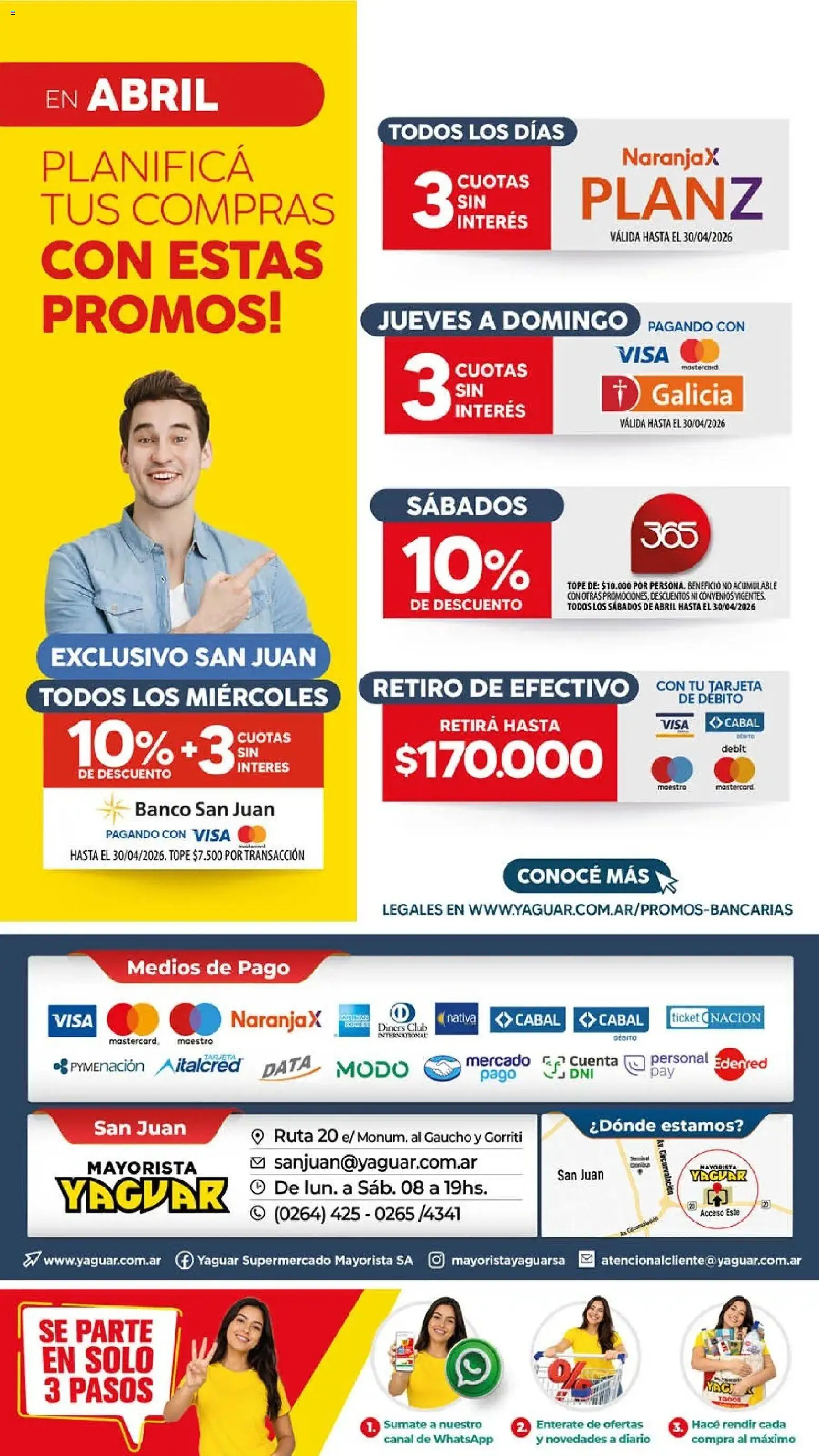 Yaguar - Oferta Semanal San Juan │ válido desde el 13.04.2026 | Página: 19 | Productos: Banco