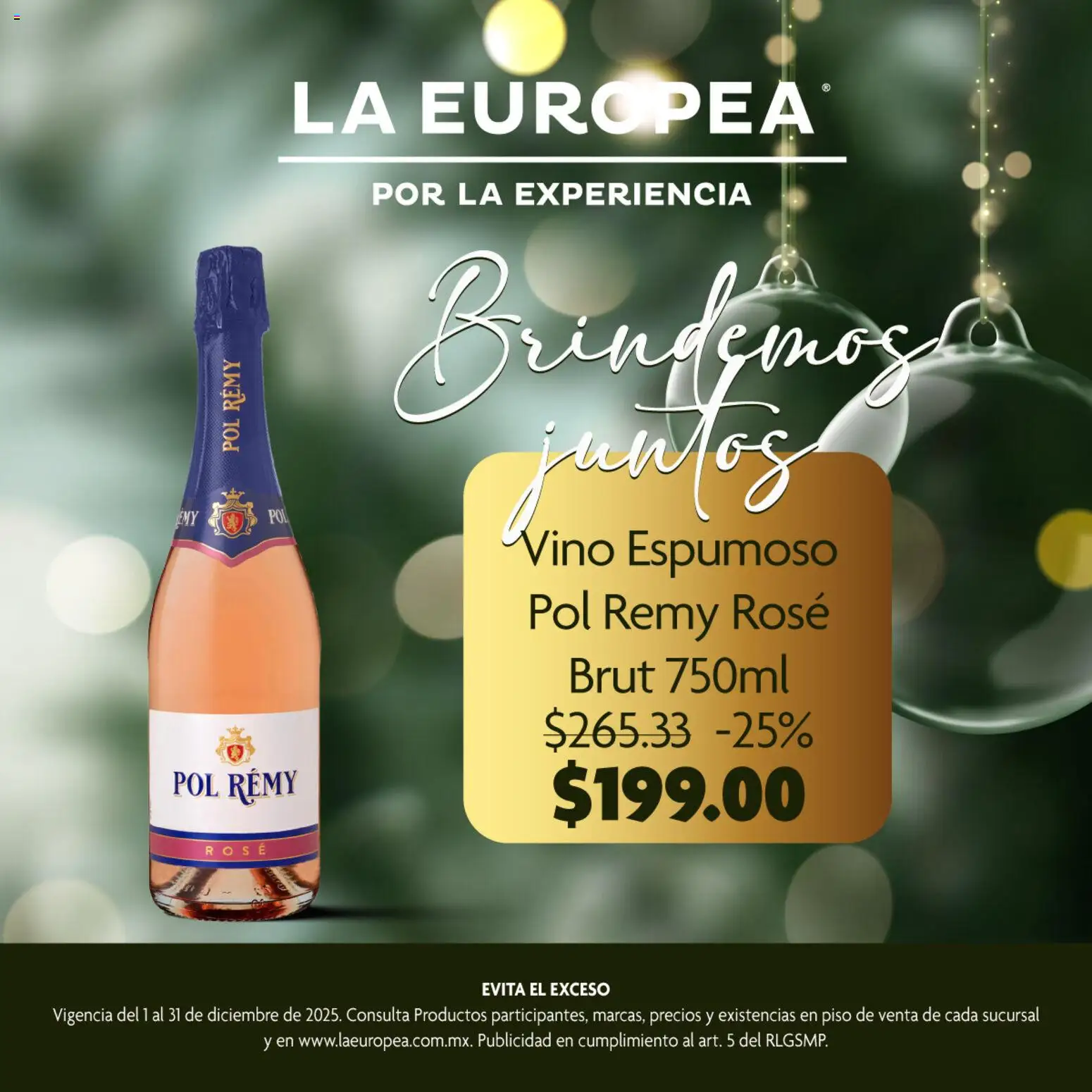 Nuevas ofertas de La Europea válidas en toda la República Mexicana desde el 01.12.2025. ¡Encuentra las mejores ofertas en La Europea catálogo Pol Rémy! | Página: 2 | Productos: Vino