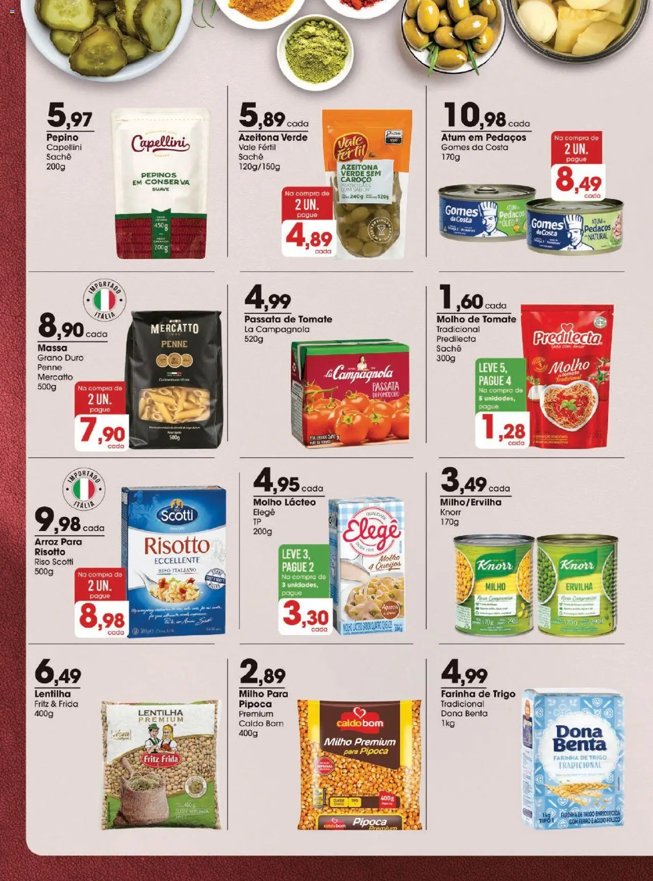 Zaffari Folheto - válido de 07.10.2025 | Página: 4 | Produtos: Molho de tomate, Gomes da costa, Arroz, Atum