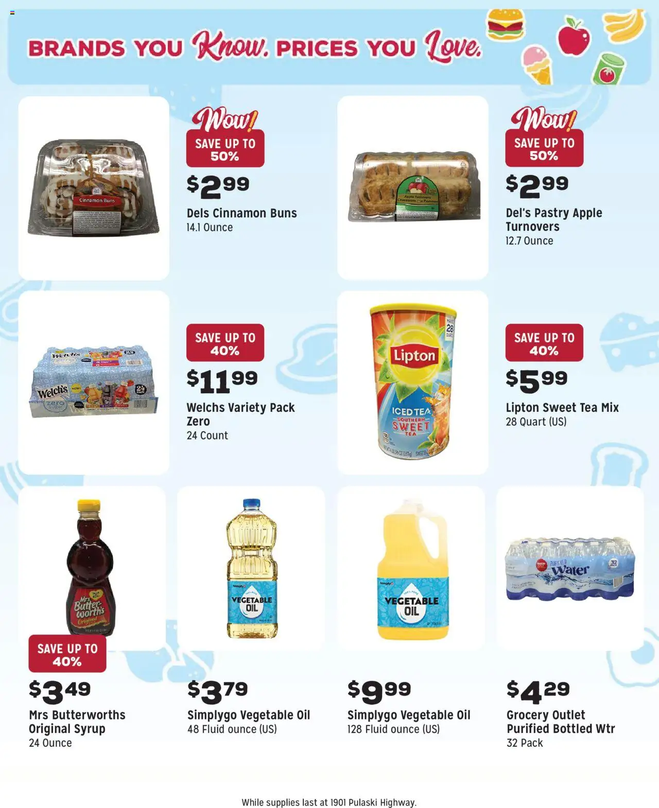 Grocery Outlet Weekly - MD - valid from 06.08.2025 | Page: 7 | Products: Oil, Tea, Water