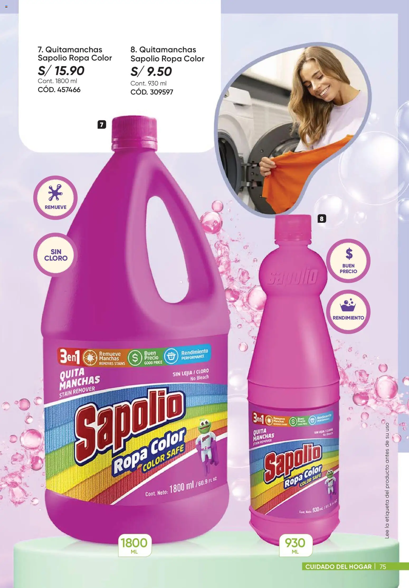 Catálogo Azzorti válido desde 16.02.2026 | Página: 75 | Productos: Quitamanchas, Ropa