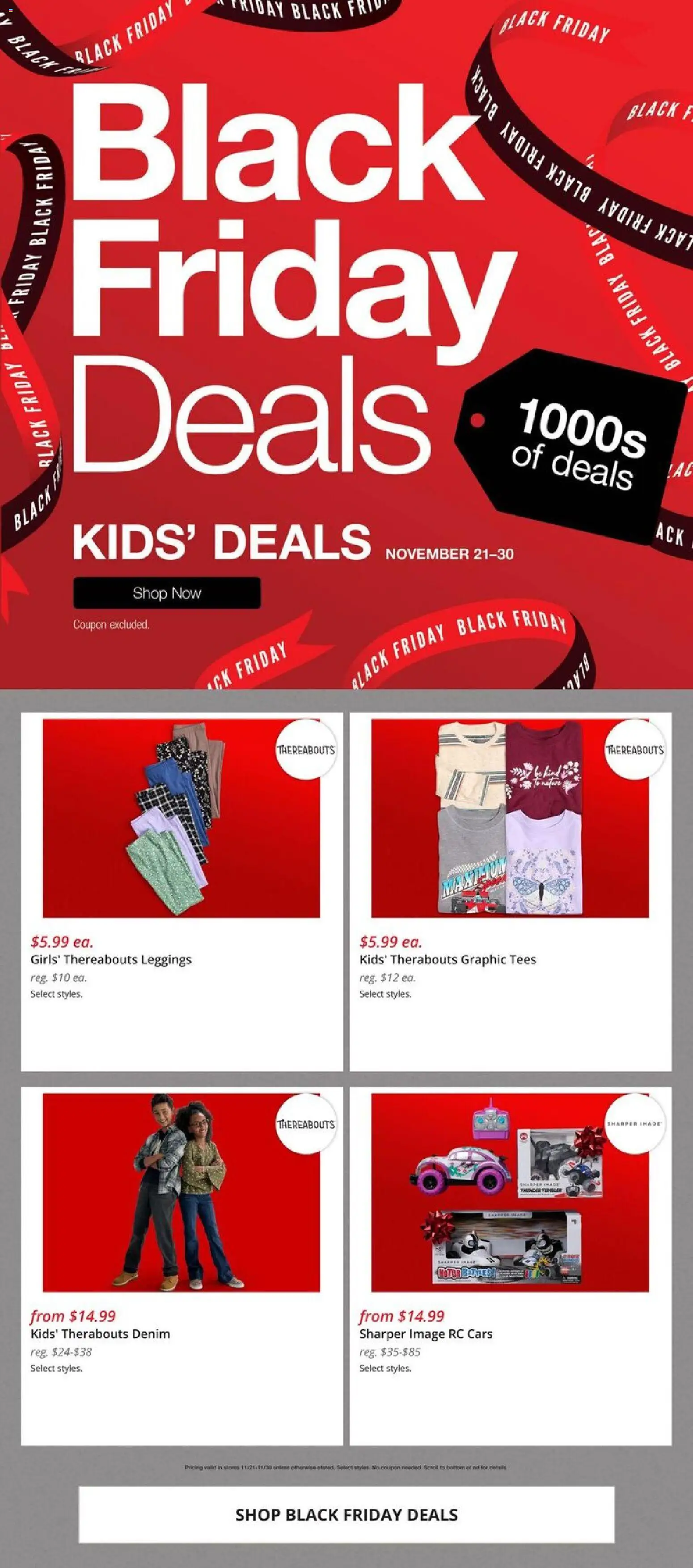 JCPenney Black Friday Kid´s Deals - valid from 21.11.2025 | Page: 1 | Products: Leggings