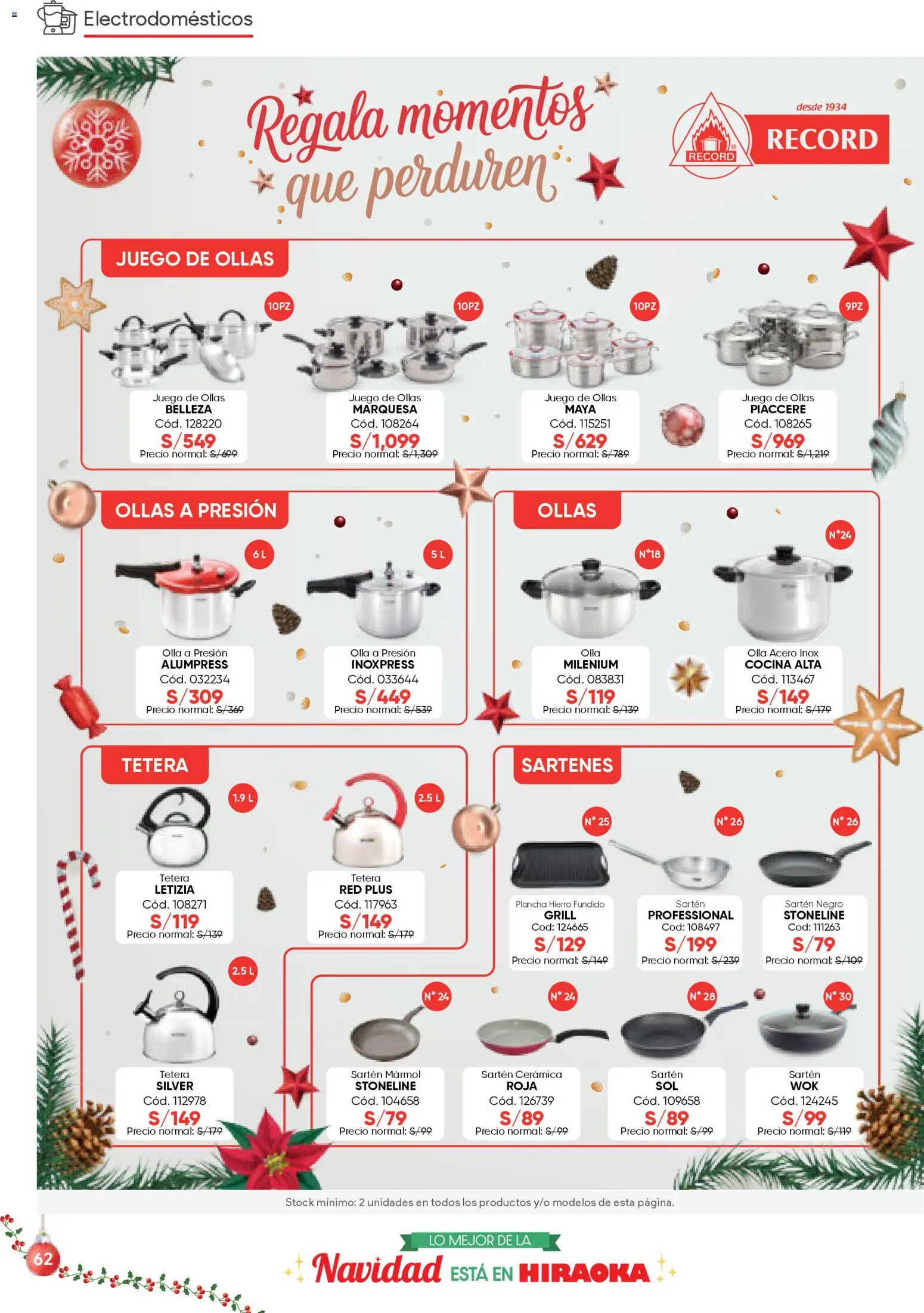 Catálogo Hiraoka válido desde 06.12.2025 | Página: 62 | Productos: Juego, Cocina