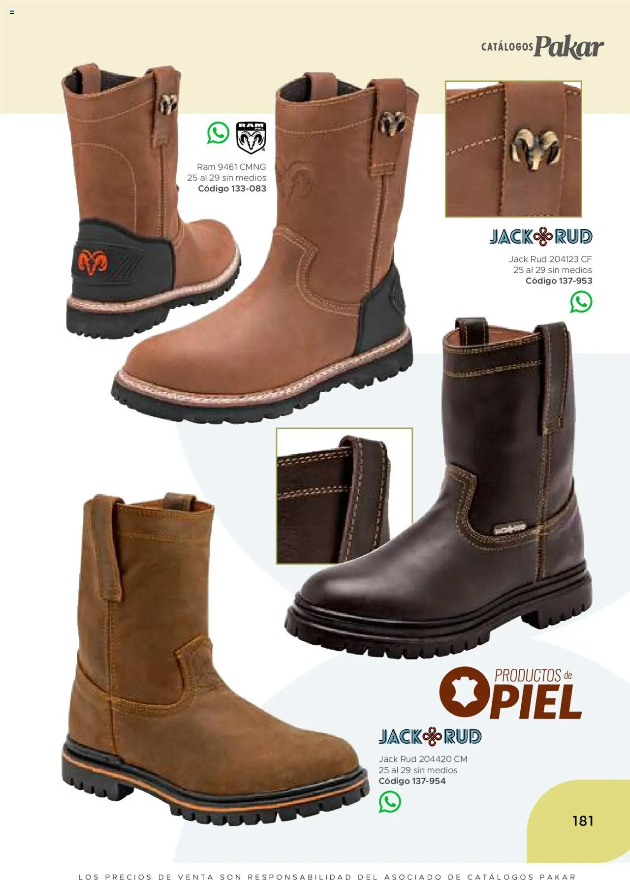 Nuevas ofertas de SC Pakar válidas en toda la República Mexicana desde el 24.07.2025. ¡Encuentra las mejores ofertas en SC Pakar - Catálogo Hombre otoño / invierno! | Página: 181