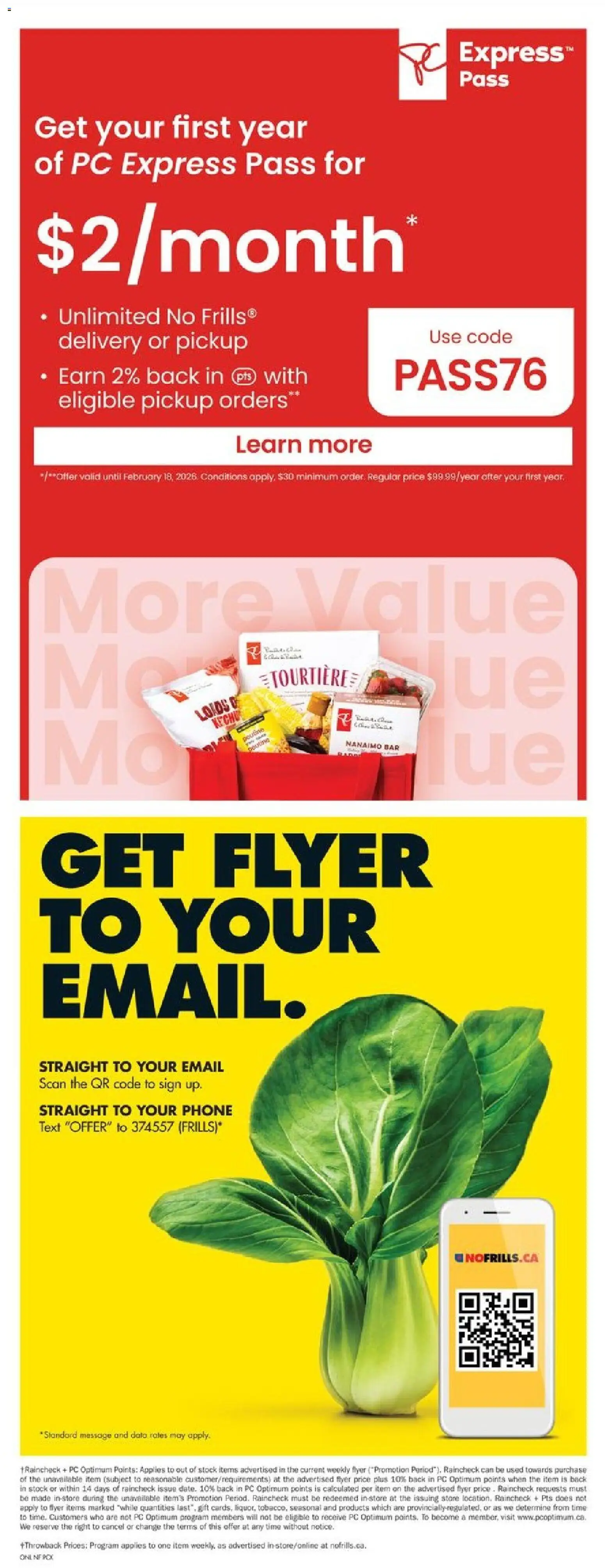 No Frills flyer valid from 12.02.2026 | Page: 18 | Products: Phone, PC