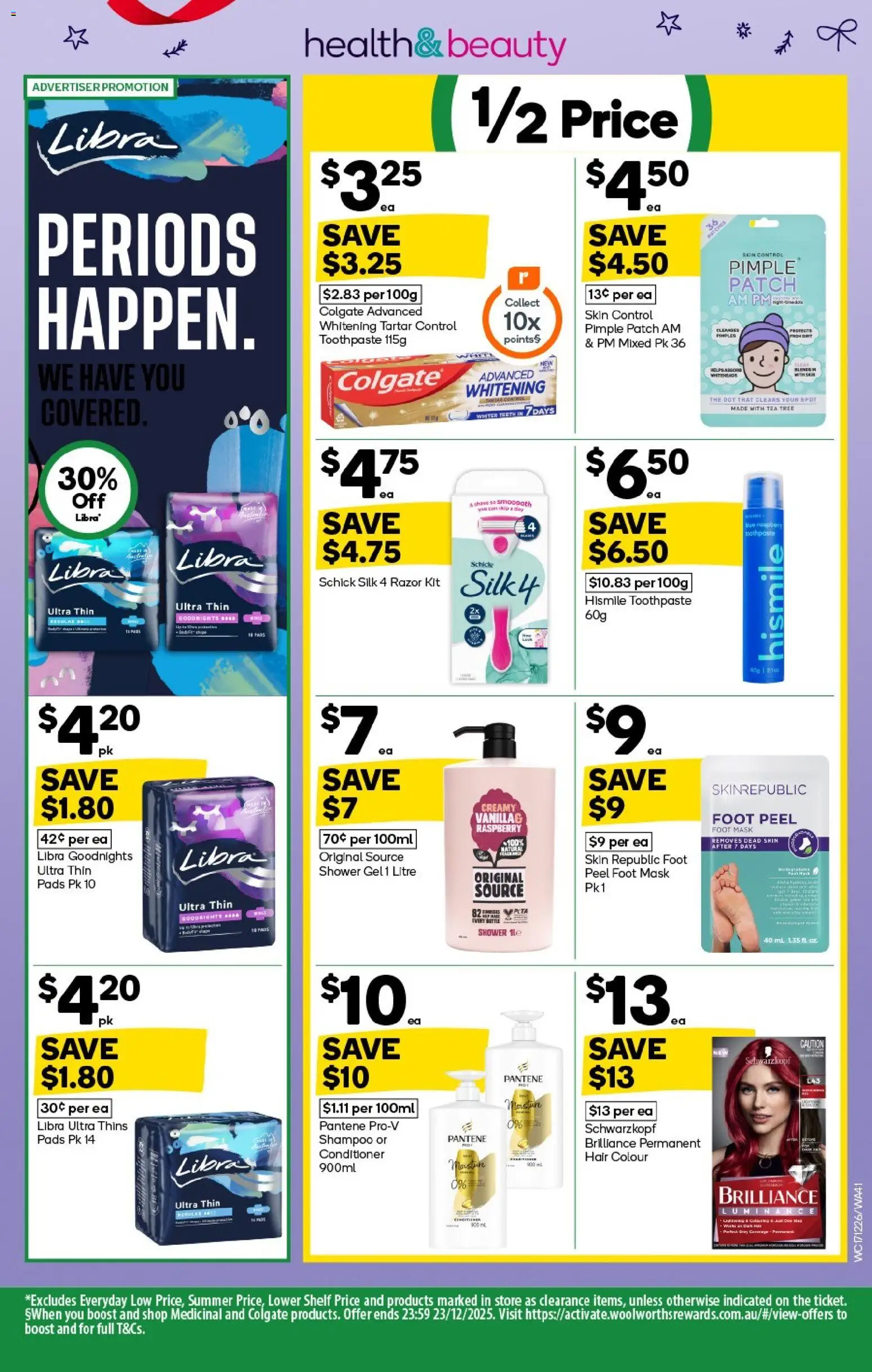 Woolworths catalogue - valid from 17.12.2025 | Page: 41 | Products: Shower, Conditioner, Shower gel, Raspberry