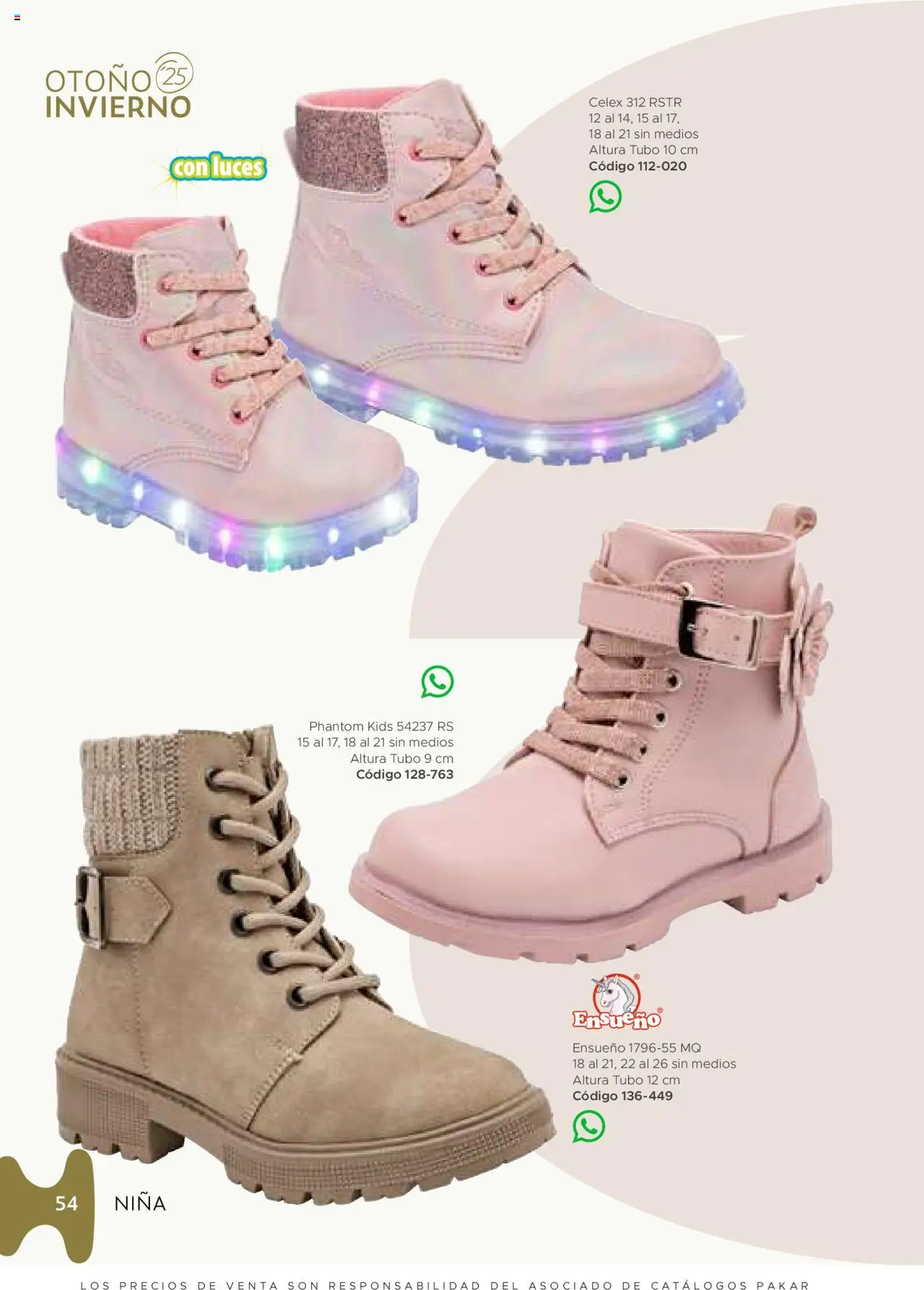 Nuevas ofertas de SC Pakar válidas en toda la República Mexicana desde el 24.07.2025. ¡Encuentra las mejores ofertas en SC Pakar - Catálogo Nina otoño / invierno! | Página: 54