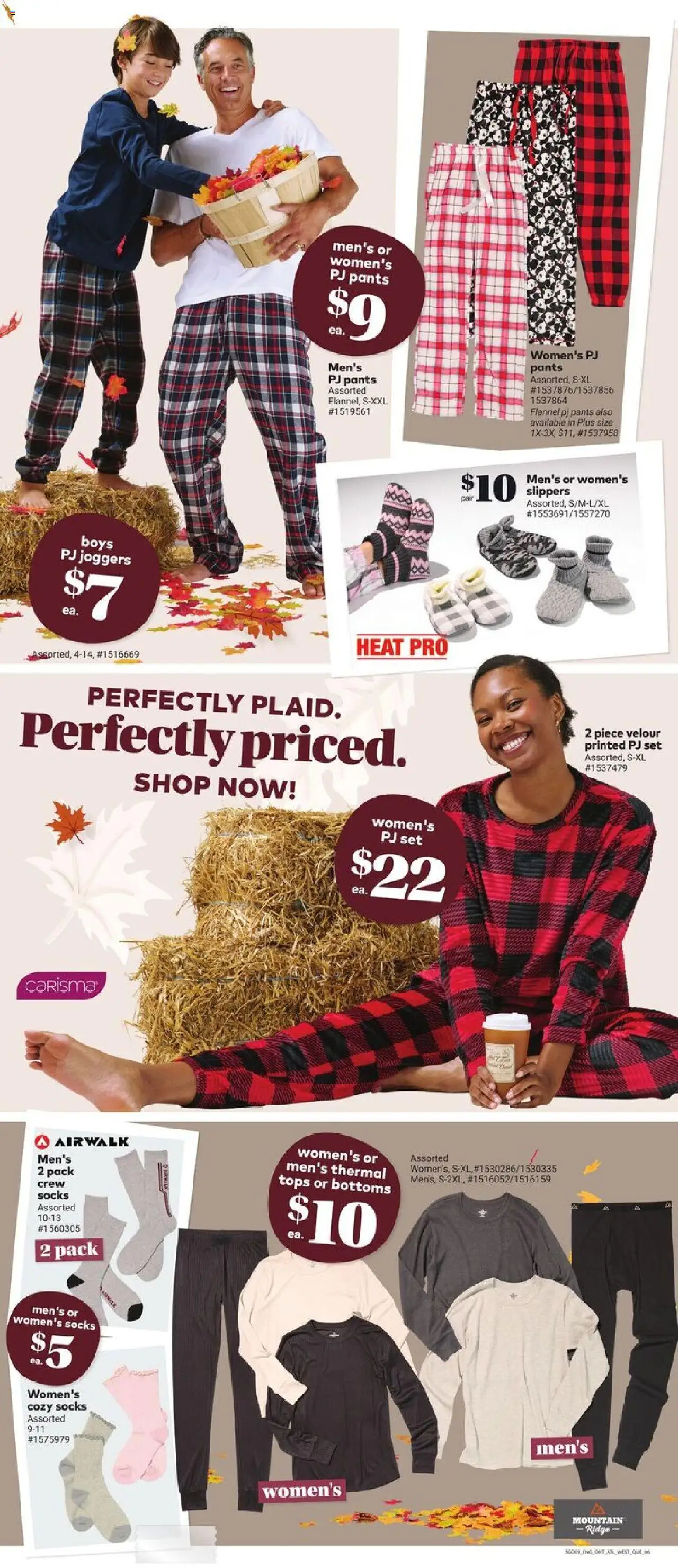 Giant Tiger flyer valid from 01.10.2025 | Page: 8 | Products: Slippers, Ridge, Pants, Socks