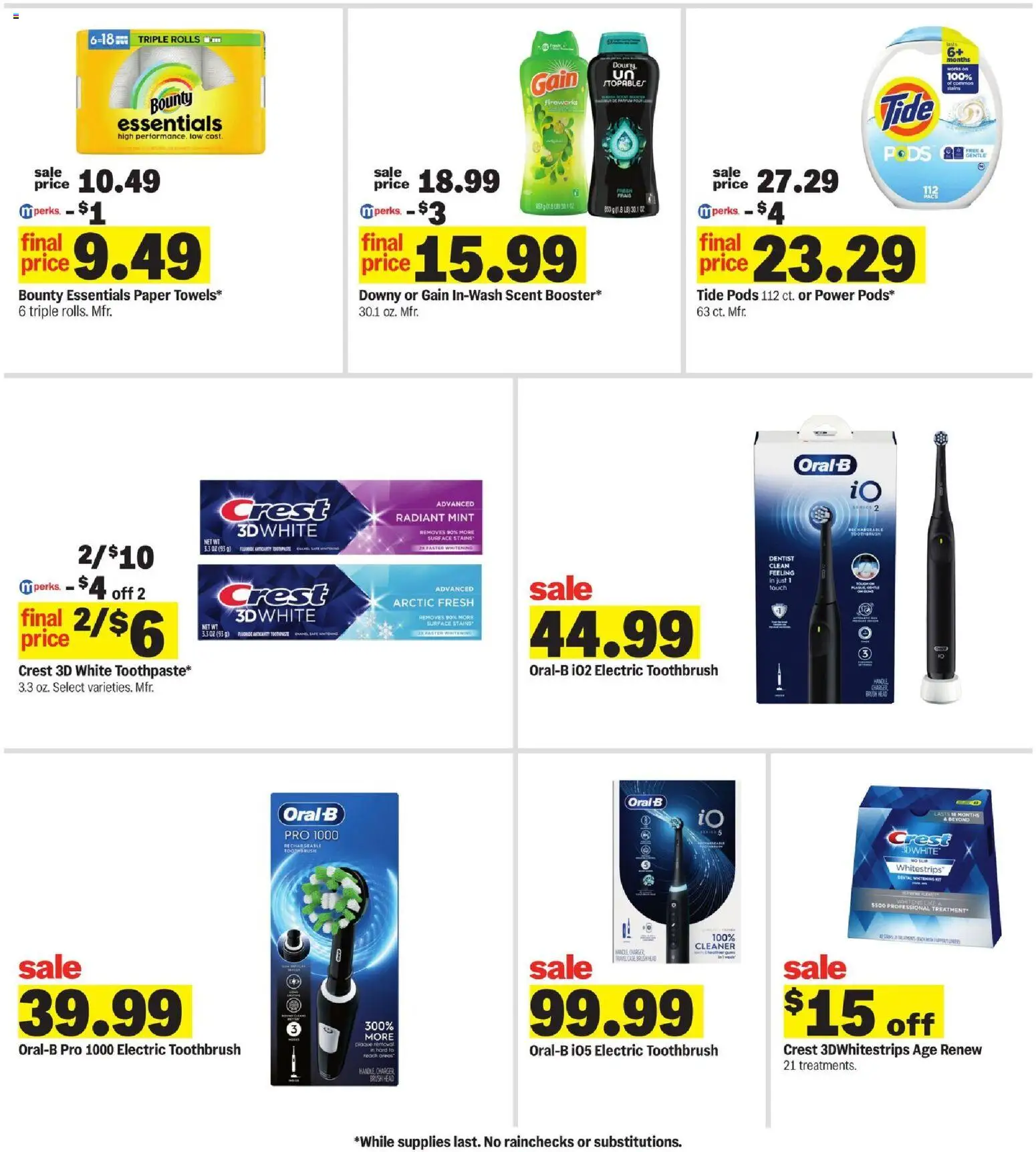 Meijer Weekly Ad - valid from 02.01.2026 | Page: 30 | Products: Electric toothbrush, Toothbrush, Charger, Case